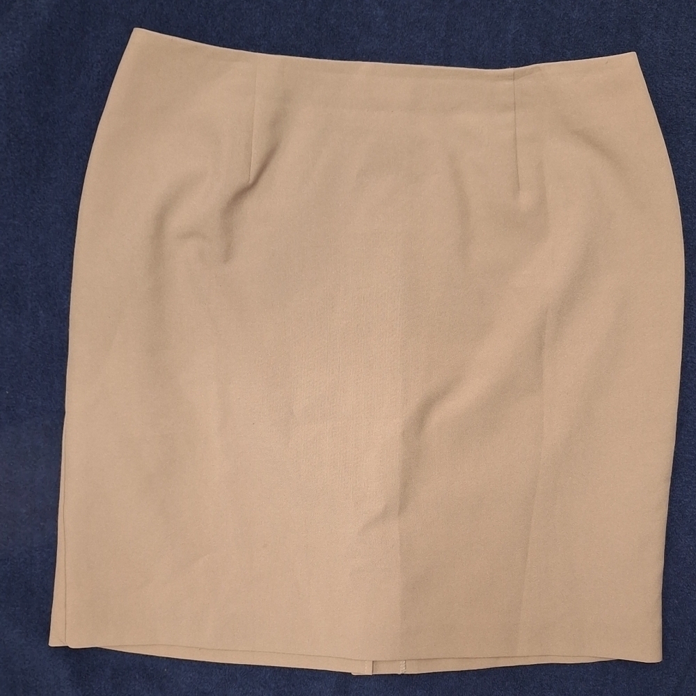 Requirements Tan Skirt Dress Womens Size 16